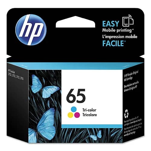 HP 65 Tri-Color Original Ink Cartridge