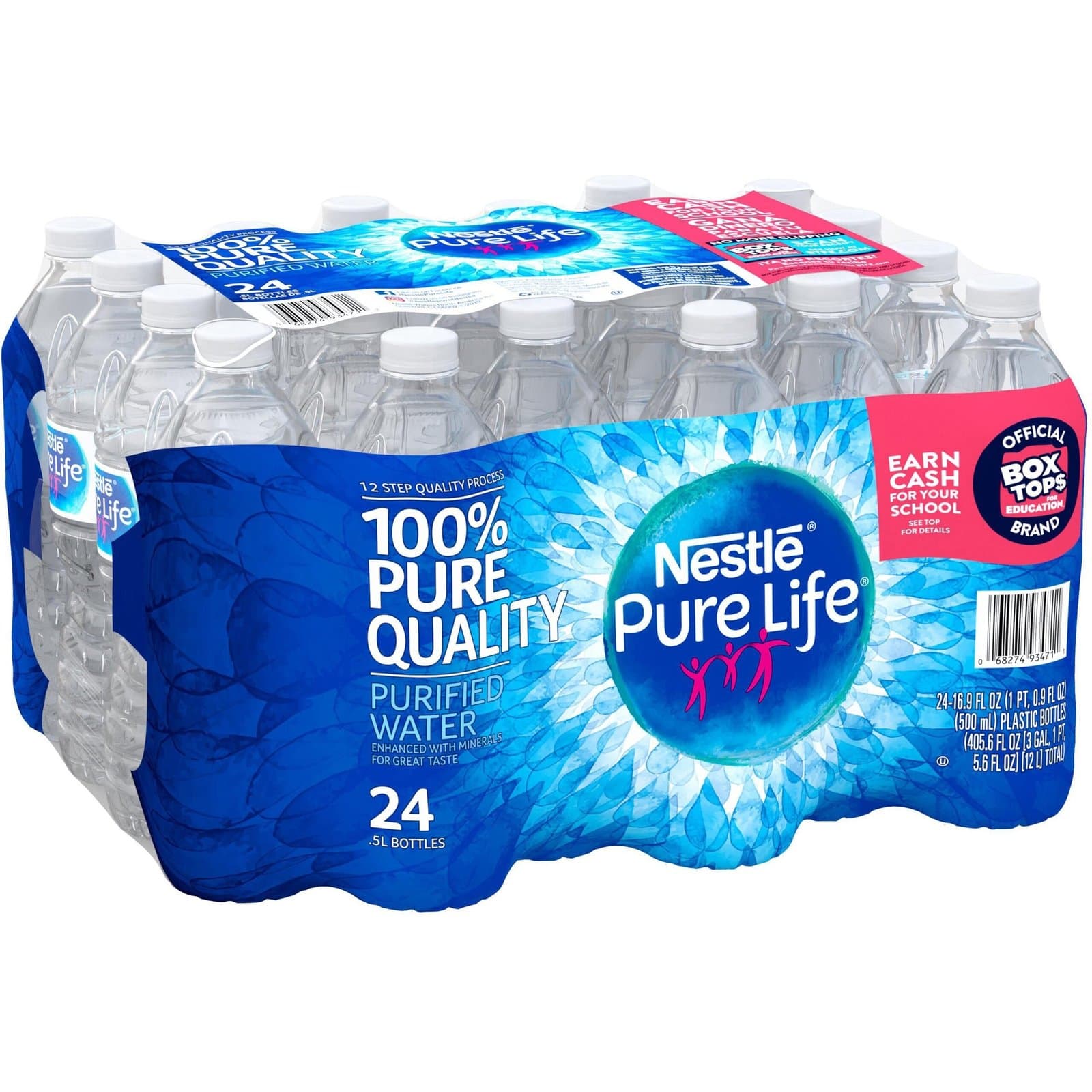 Nestlé Pure Life Bottled Water, 16.9 oz, 24-Pack