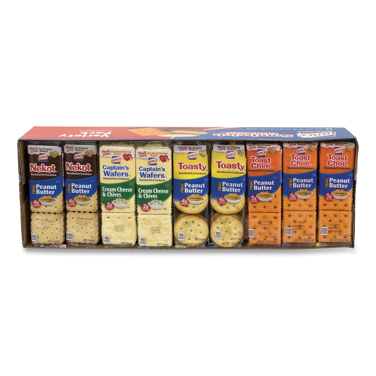 Lance Sandwich Crackers Variety Pack, 40-Count