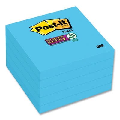 Post-it Super Sticky Notes, 3 x 3, Assorted, 12 Pads
