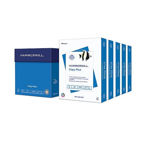 Hammermill Premium Copy Paper, 20 lb, 8.5 x 11, 500 Sheets