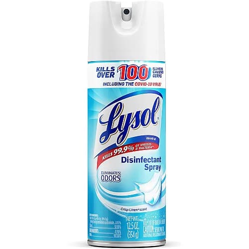 Lysol Disinfectant Spray, Crisp Linen, 3-Pack