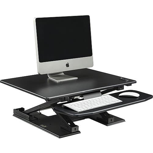 Lorell Adjustable Sit-Stand Desk Converter, 36 in