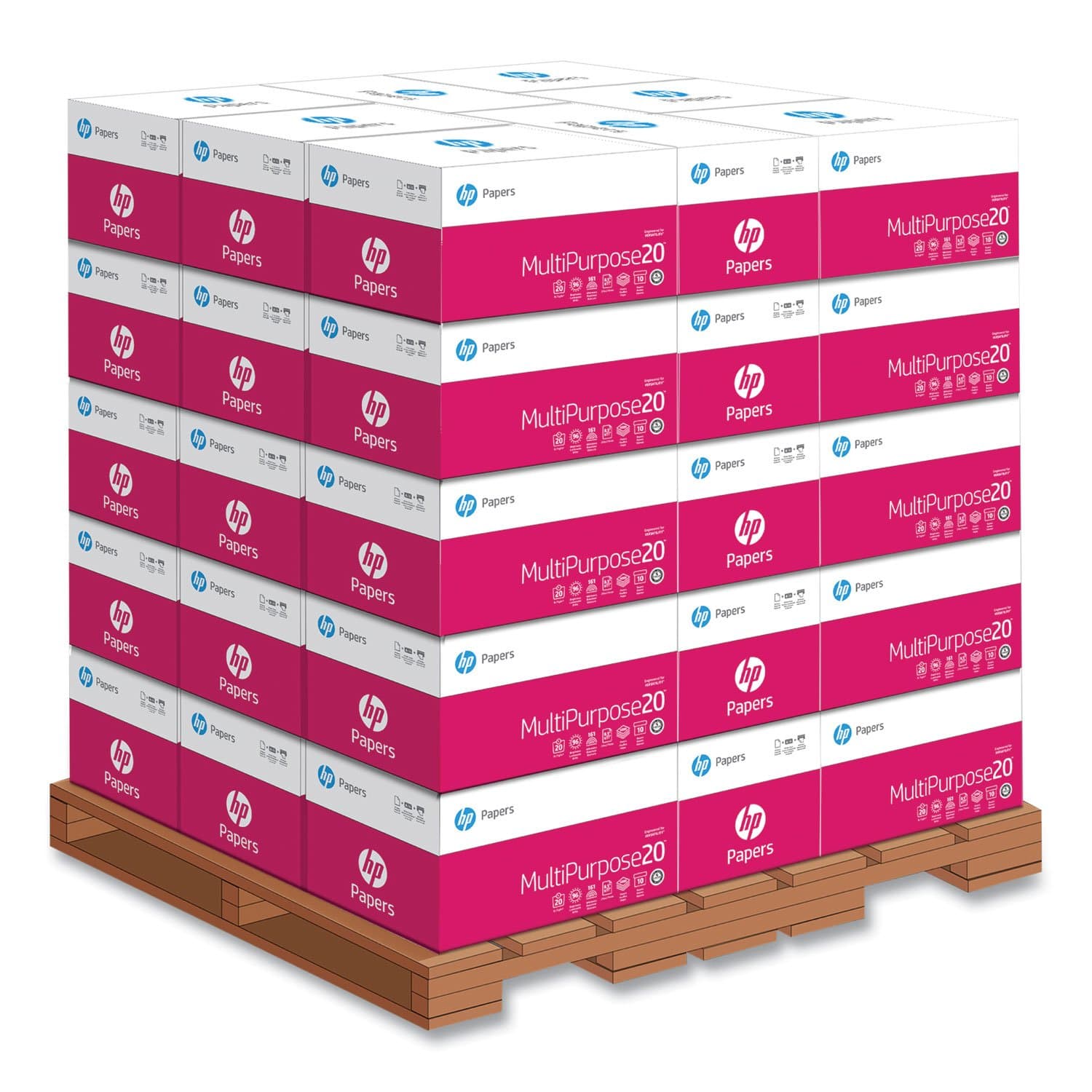 HP Printer Paper, 92 Bright, 20 lb, 10 Ream Case